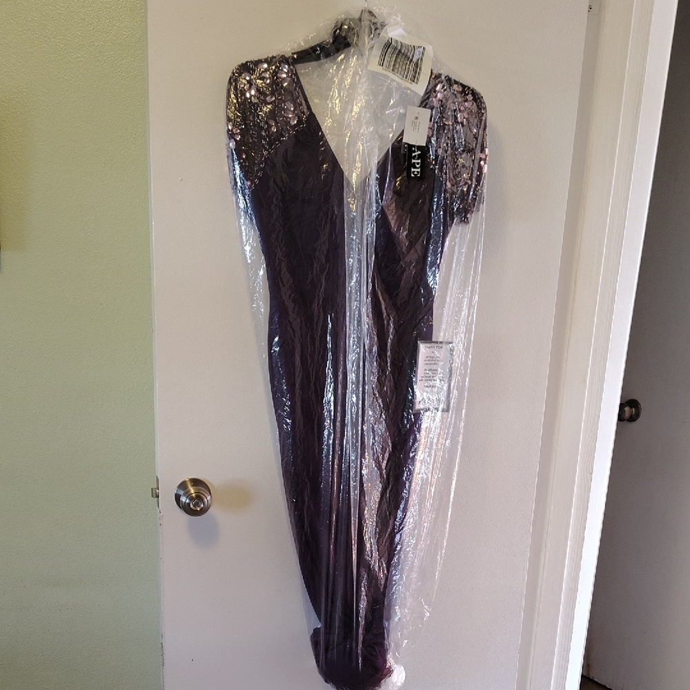 Xscape Purple Lace Chemise